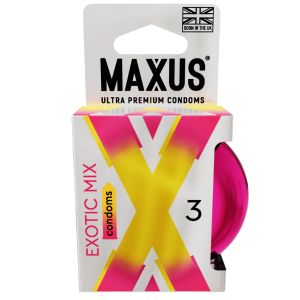 Презервативы ароматизированные MAXUS Exotic Mix X-Edition 3шт