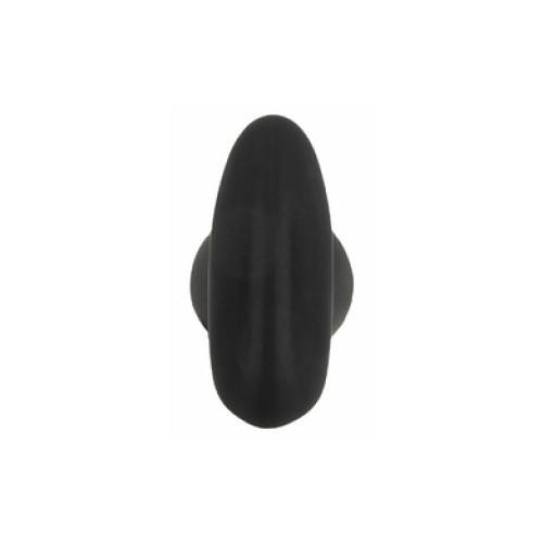 Черный анальный стимулятор Black Velvets Medium