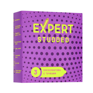 Презервативы точечные EXPERT Studded (3 шт)