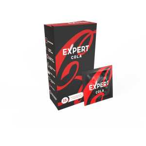 Презервативы с ароматом Колы EXPERT Cola (15 шт) (иной угол)
