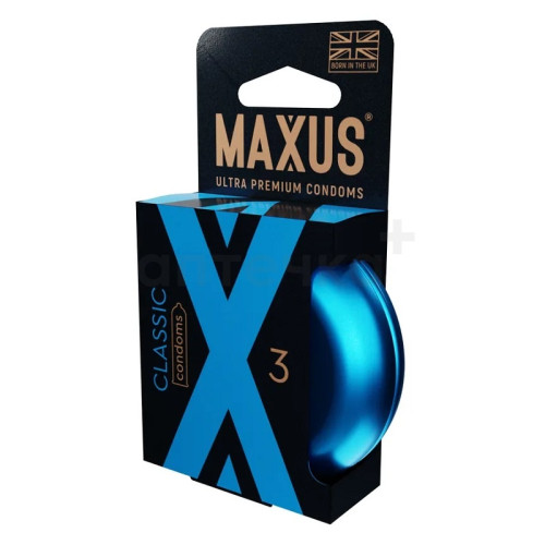 Презервативы MAXUS Классические в железном кейсе № 3