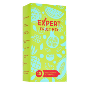 Презервативы фруктовые ароматизированные EXPERT Fruit Mix (15 шт)