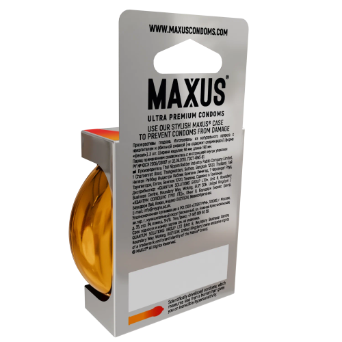 Презервативы гладкие анатомические Maxus Sensual X-Edition 3шт