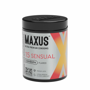 Презервативы Maxus Sensual X-Edition 15 шт (иной угол)