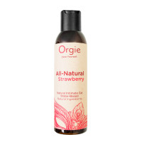 Съедобный лубрикант на водной основе с клубникой Orgie ALL NATURAL STRAWBERRY 150 мл