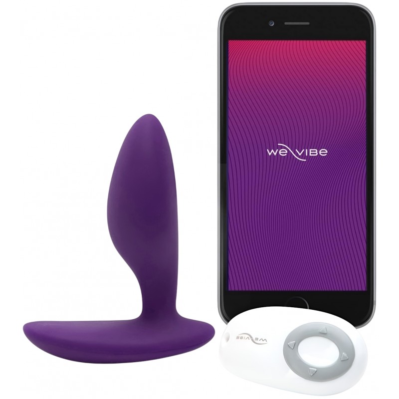 Анальная втулка We-Vibe Ditto с вибрацией и с дистанционным пультом фиолетовый