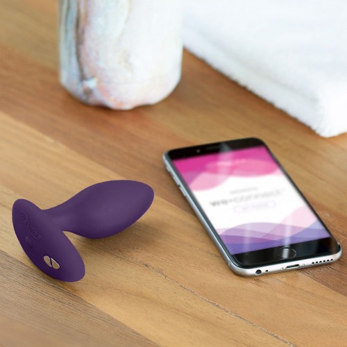 Анальная втулка We-Vibe Ditto с вибрацией и с дистанционным пультом фиолетовый