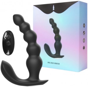 Анальный вибромассажер I-Moon Anal Bead Vibrator c пультом дистанционного управления
