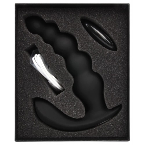 Анальный вибромассажер I-Moon Anal Bead Vibrator c пультом дистанционного управления