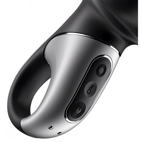 Анальный вибратор Satisfyer Hot Passion Connect App, силикон, черный