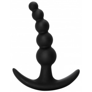Анальная елочка Bubbles Anal Plug Black (иной угол)