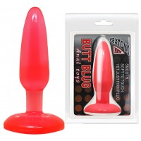 Анальная пробка на присоске телесная