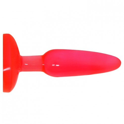 Анальная пробка на присоске телесная