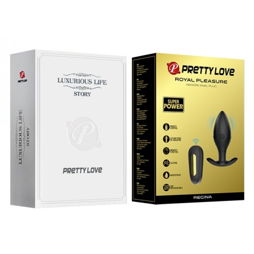 Анальная пробка с пультом ДУ Royal Pleasure