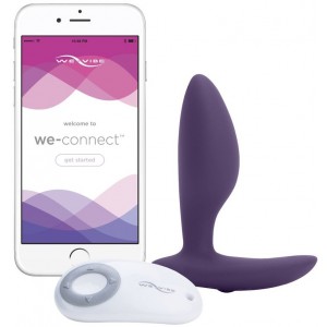 Анальная втулка We-Vibe Ditto с вибрацией и с дистанционным пультом фиолетовый