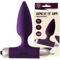 Анальная пробка с вибрацией Spice It Up New Edition Glory фиолетовая