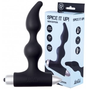 Анальная пробка с вибрацией Spice It Up New Edition Elation черная