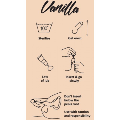 Набор силиконовых уретральных бужей Vanilla Twist