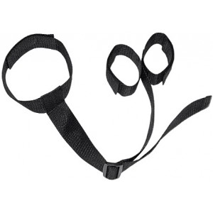 Ошейник с фиксаторами на запястьях Strap Bondage Kit (иной угол)