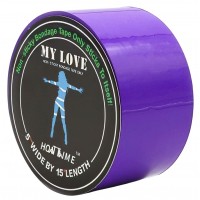 Бандажная лента My love фиолетовая