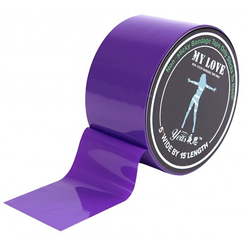 Бандажная лента My love фиолетовая