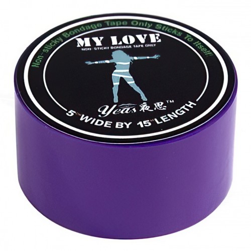 Бандажная лента My love фиолетовая