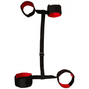 Черно-красный фиксатор для рук и ног (иной угол)