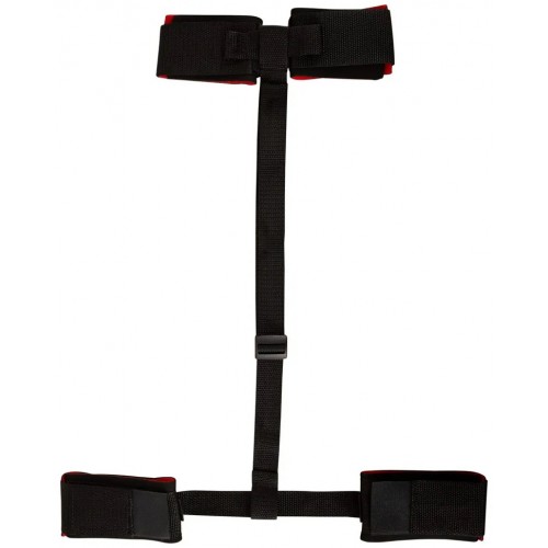 Черно-красный фиксатор для рук и ног