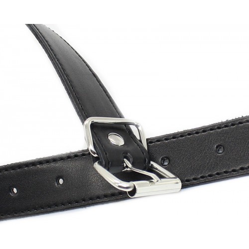 Белый дышащий кляп-шар