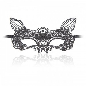 Кружевная маска лисички (иной угол)