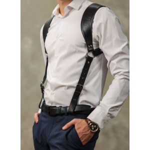 Стильная мужская портупея из натуральной кожи