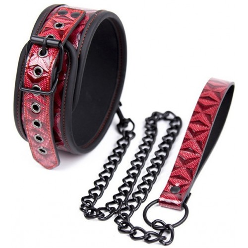 Дизайнерский красно-чёрный БДСМ набор из 4 игрушек