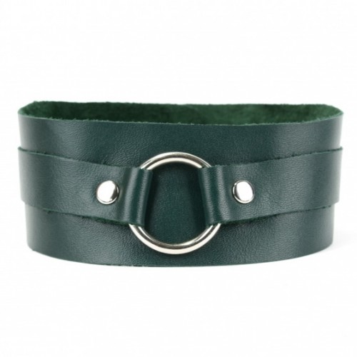 Ошейник классика изумруд