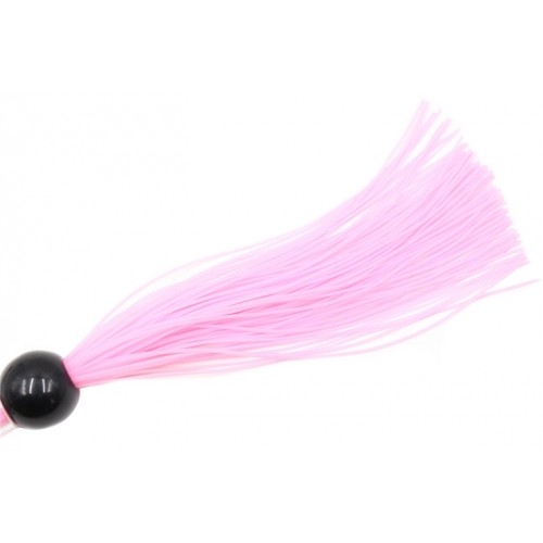 Розовая силиконовая плеть 39 см