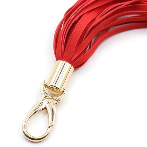 Мягкая замшевая красная плеть