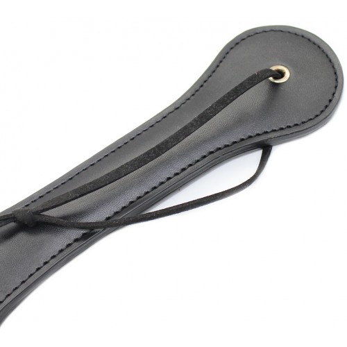 Черный пэдл с красной надписью Slave