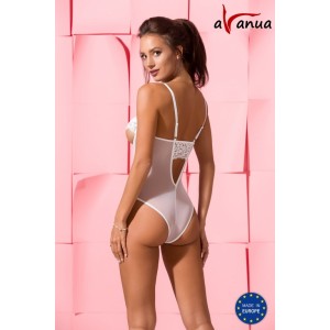 Белое боди Silentia XXL/XXXL (иной угол)