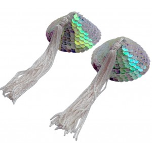 Перламутровые пэстисы Angel с кисточками (иной угол)