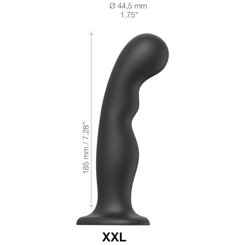 Фаллоимитатор Strap-On-Me Dildo Plug P&G XXL черный 20 см