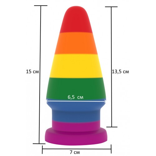 Анальная пробка Prider Anal Plug 15 см