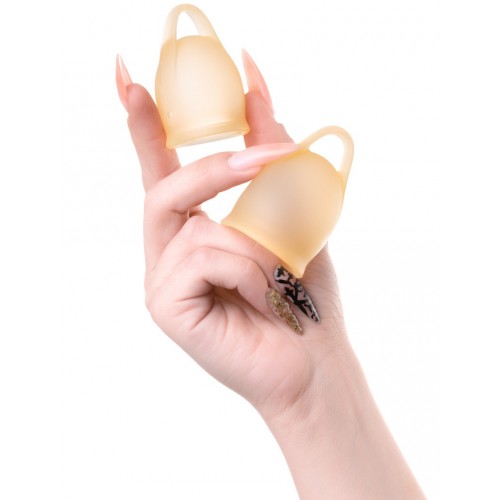 Набор менструальных чаш Satisfyer Feel Confident, оранжевый