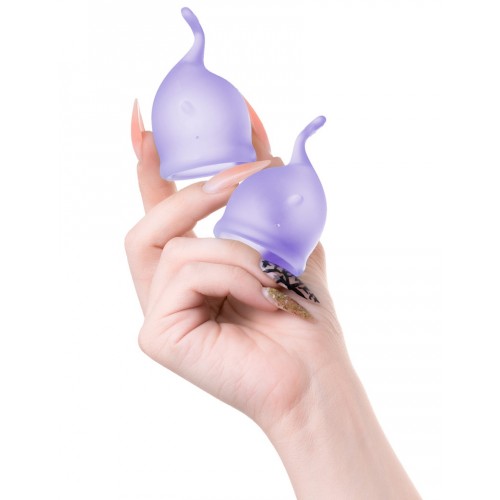 Набор менструальных чаш Satisfyer Feel Secure, лиловый