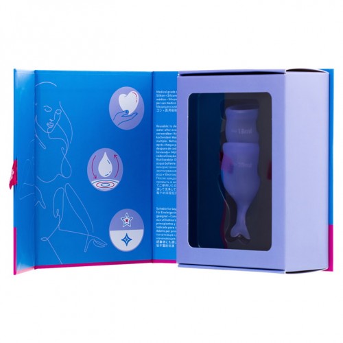 Набор менструальных чаш Satisfyer Feel Secure, лиловый