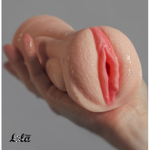 Двойной мастурбатор ротик с зубами и вагина со стимулирующими кольцами Satisfaction Goddess of Love