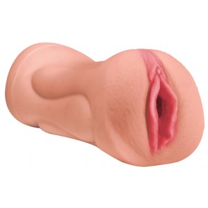 Двойной мастурбатор ротик с зубами и вагина со стимулирующими кольцами Satisfaction Goddess of Love (иной угол)