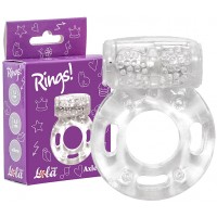 Эрекционное виброкольцо Rings Axle-Pin White