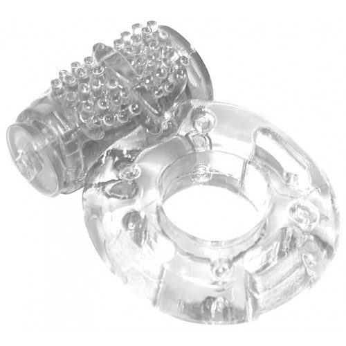 Эрекционное виброкольцо Rings Axle-Pin White