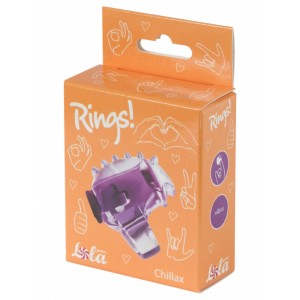 Насадка на палец Rings Chillax фиолетовая (иной угол)