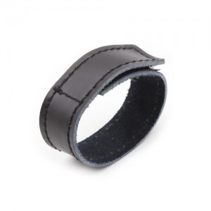 Утяжка кожаная на липучке (иной угол)