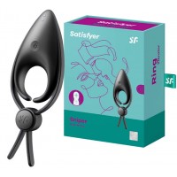 Эрекционное кольцо-лассо с вибрацией Satisfyer Sniper черное